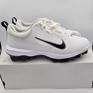 Nike Force Trout 9 MCS White Metallic Silver Baseball Cleats FZ0915-102 Men 9